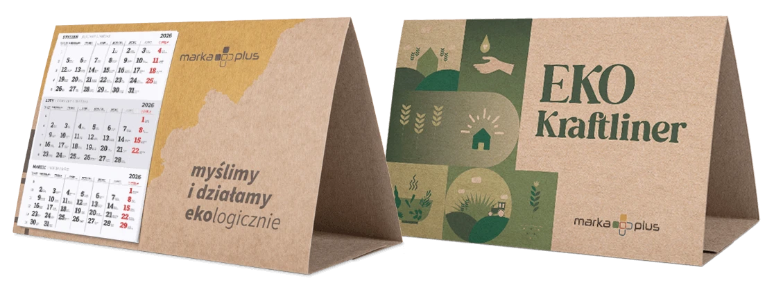 kalendarze piramidki Eko z projektem