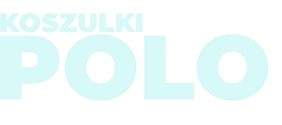 napis: KOSZULKI POLO