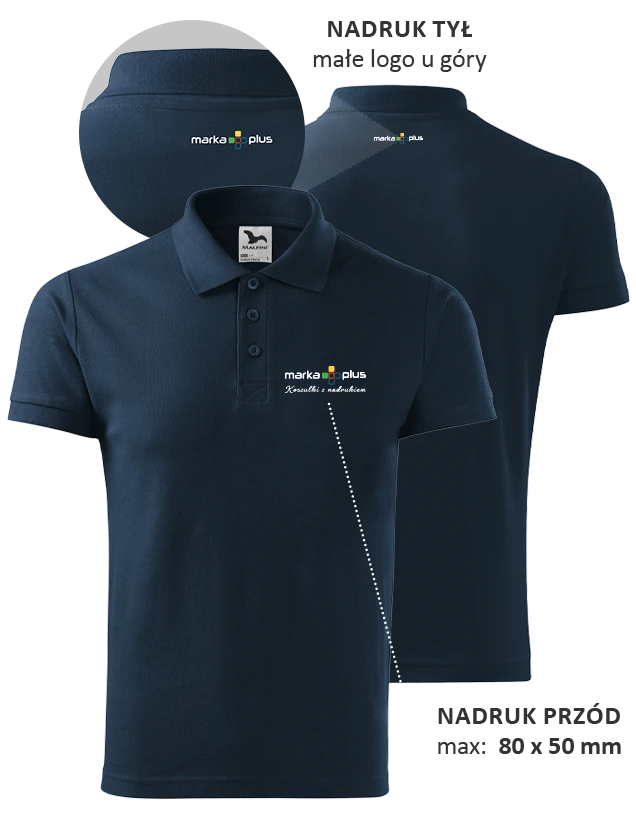 koszulka polo z nadrukiem - infografika