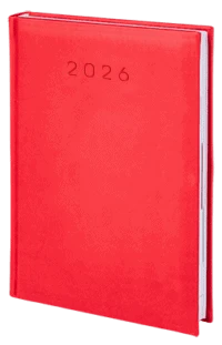 kalendarz książkowy standard kolor czerwony kalendarz książkowy standard kolor czerwony