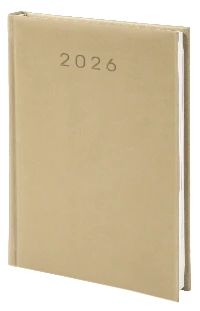 kalendarz książkowy standard kolor beżowy kalendarz książkowy standard kolor beżowy