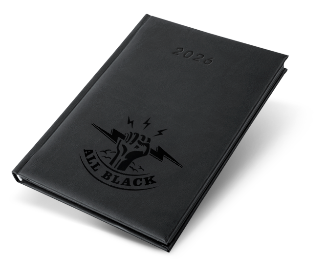 kalendarz książkowy All Black