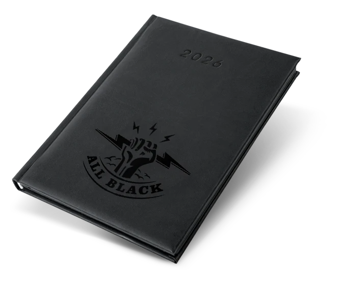 kalendarz książkowy All Black