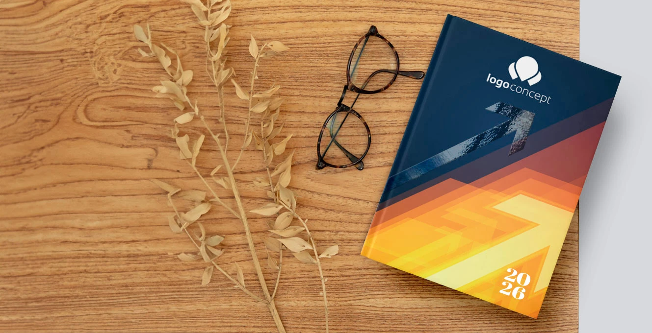 kalendarz książkowy Błysk&Mat na stole