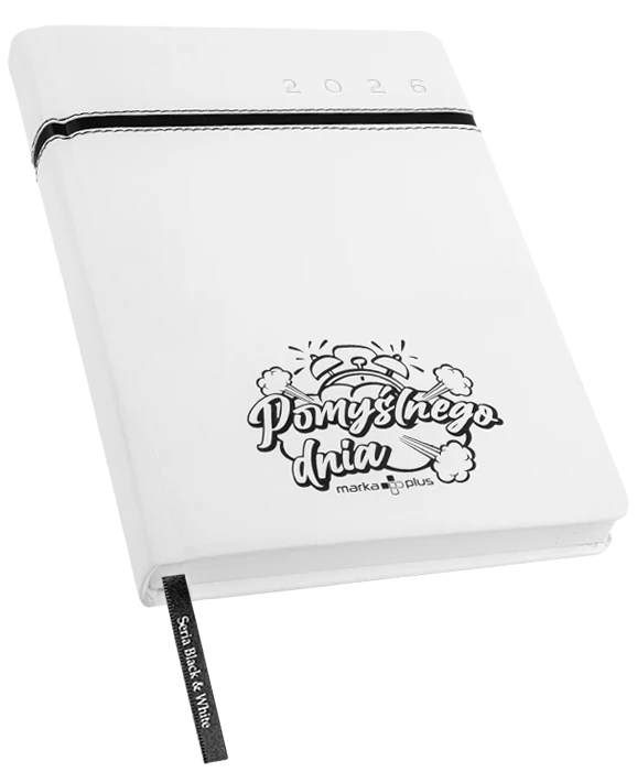 kalendarz książkowy Black & White kalendarz książkowy Black & White