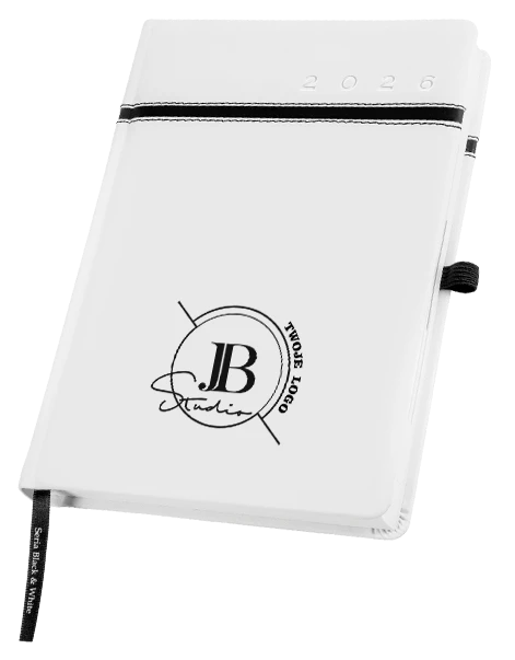 kalendarz książkowy Black & White kalendarz książkowy Black & White
