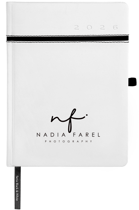 kalendarz książkowy Black & White z logo