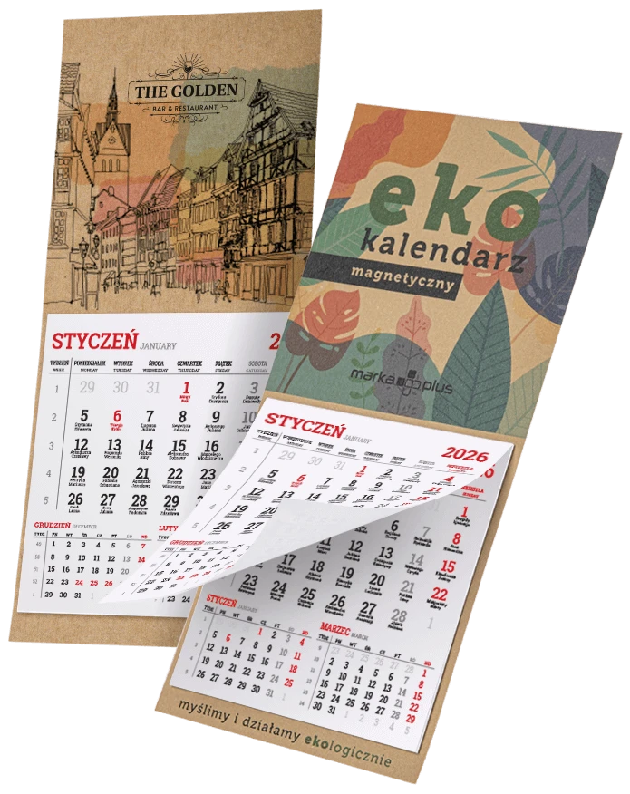 Ekologiczne kalendarze magnetyczne z nadrukiem Ekologiczne kalendarze magnetyczne z nadrukiem
