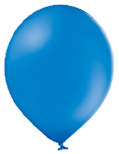 ekologiczny balon - kolor mid blue