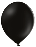 ekologiczny balon - kolor black