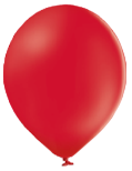 ekologiczny balon - kolor czerwony