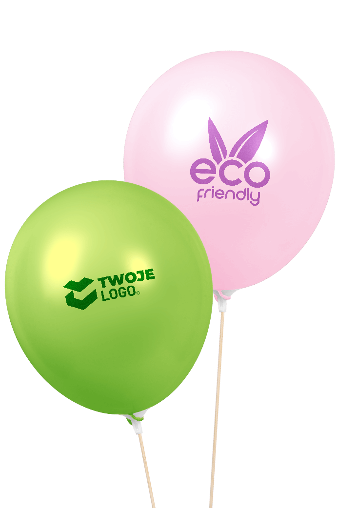 Balony Eko z nadrukowanym logo