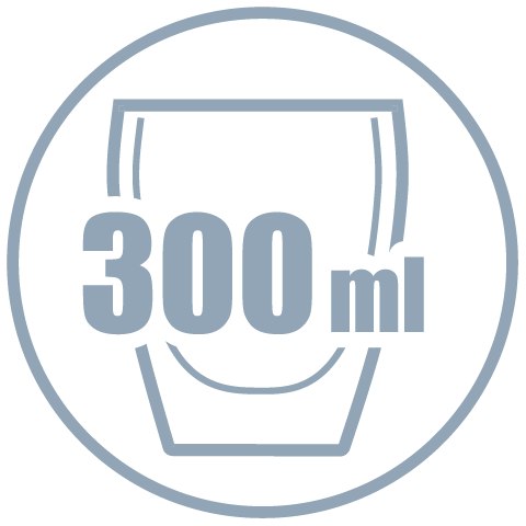podwójne ścianki, pojemność szklanki 300 ml