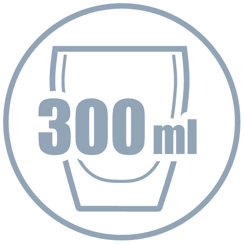 podwójne ścianki, pojemność szklanki 300 ml