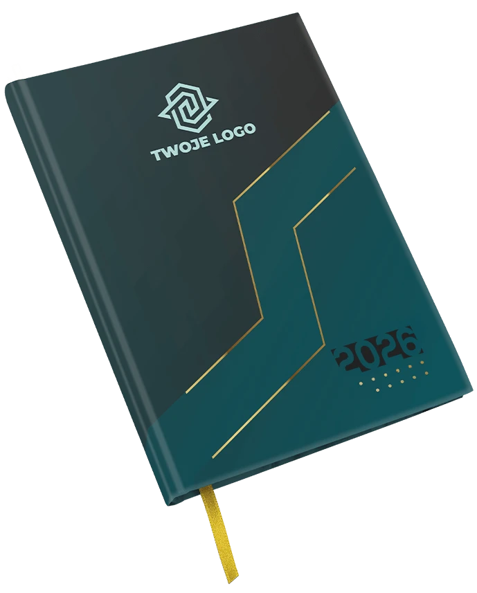 Kalendarz książkowy Gold & Mat