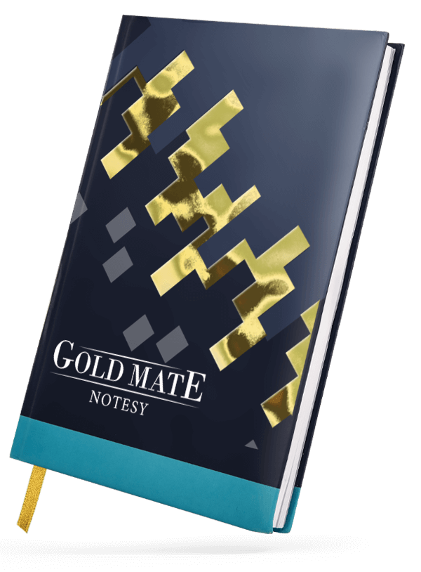 Notes Gold & Mat ze złoceniem