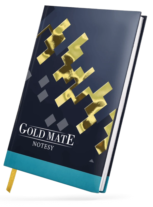 Notes Gold & Mat ze złoceniem