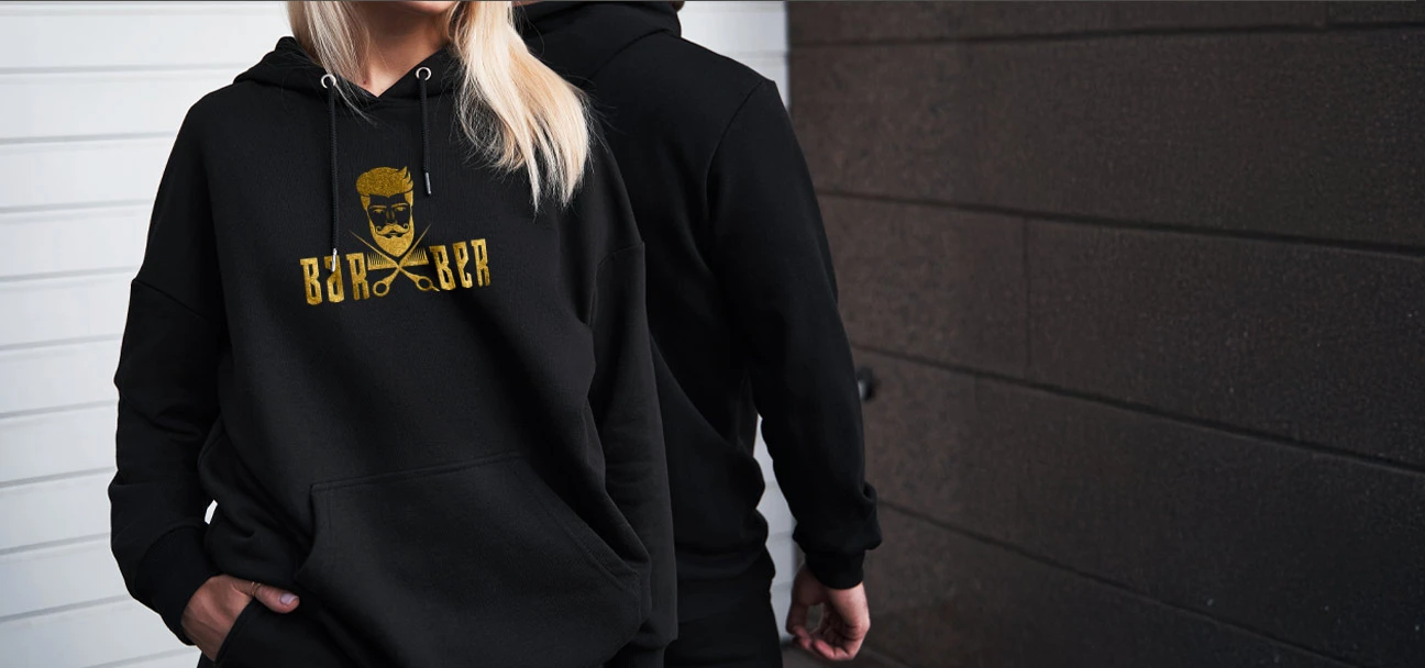 bluzy złocone z nadrukiem bluzy złocone z nadrukiem