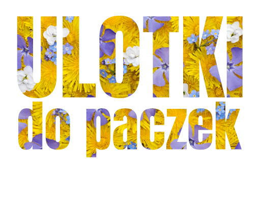 napis: ulotki do paczek