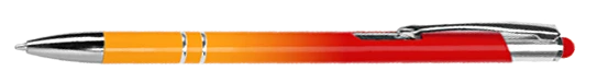 długopis reklamowy kolor czerwono-pomarańczowy