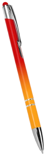 długopis reklamowy kolor czerwono-pomarańczowy długopis reklamowy kolor czerwono-pomarańczowy