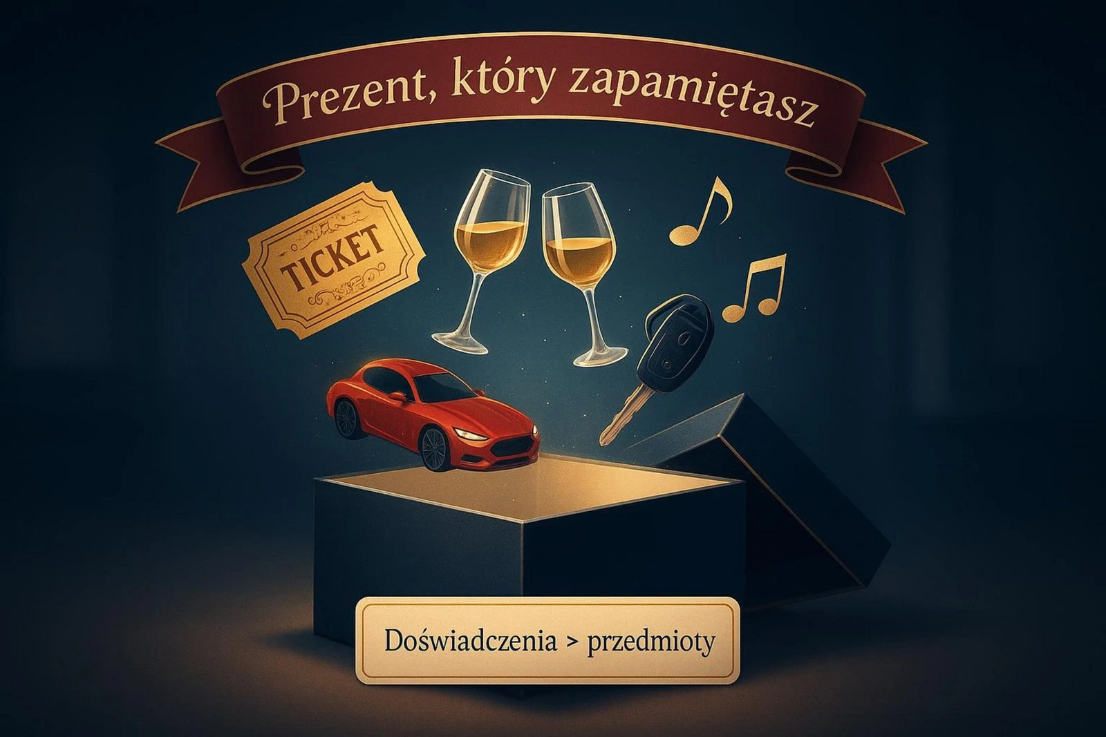 Voucher na wyjątkowe doświadczenie jako oryginalny prezent dla klienta biznesowego.