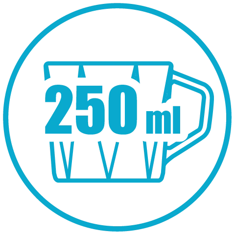pojemność kubka 250 ml pojemność kubka 250 ml
