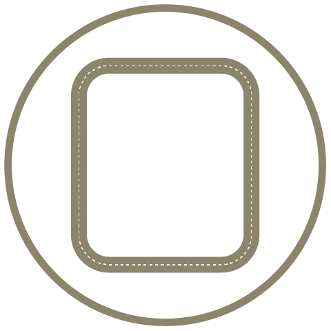 obszycie kolorową lamówką