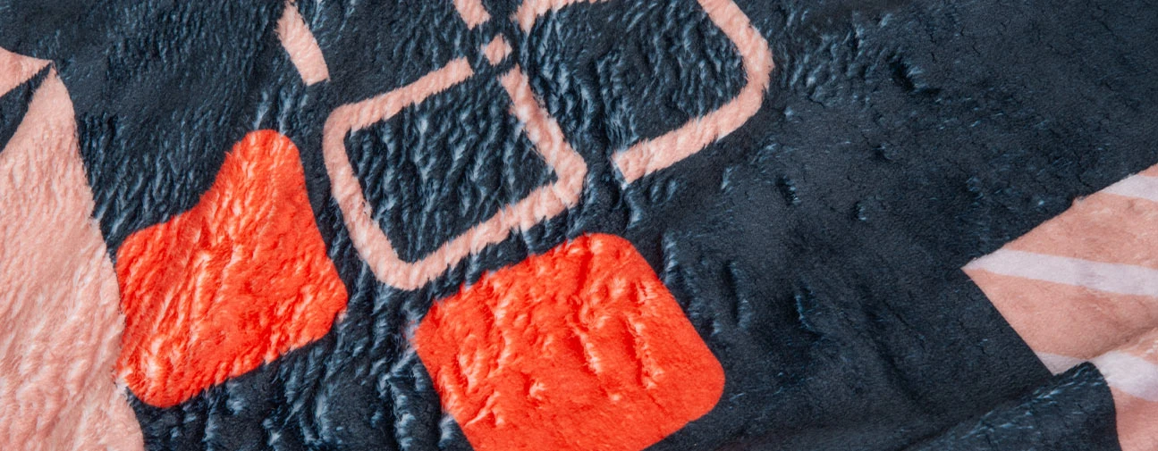 nadruk na kocu reklamowym