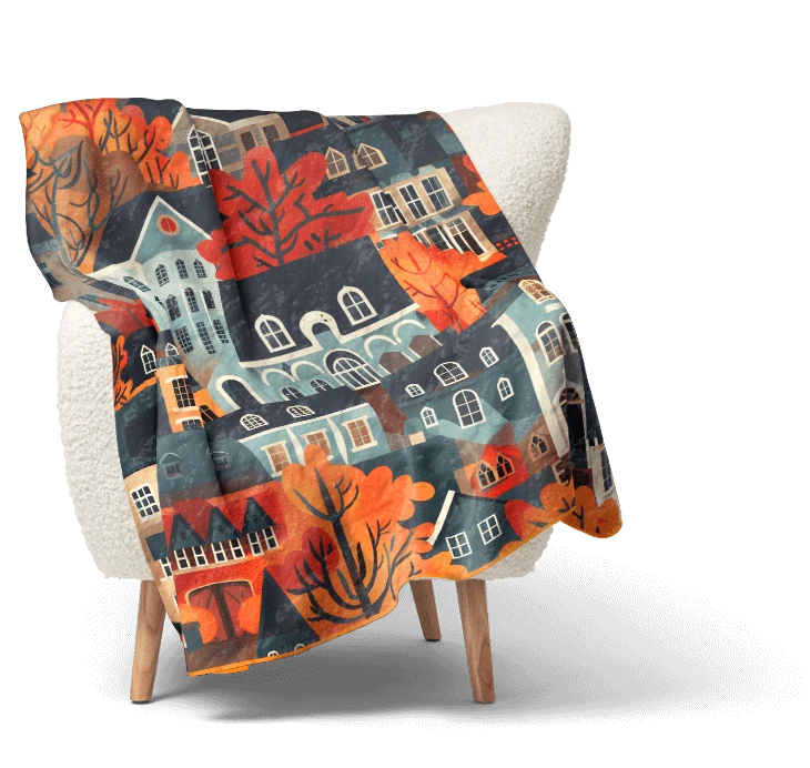 koc polarowy z indywidualnym nadrukiem