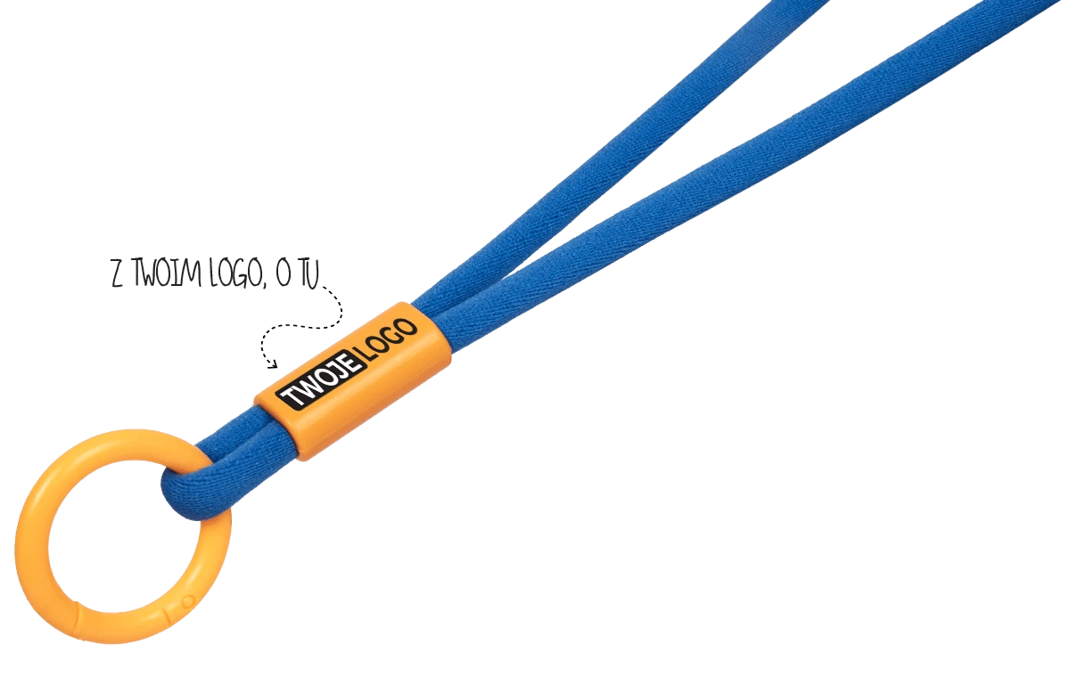 smycz sznurkowa okrągła z Twoim logo