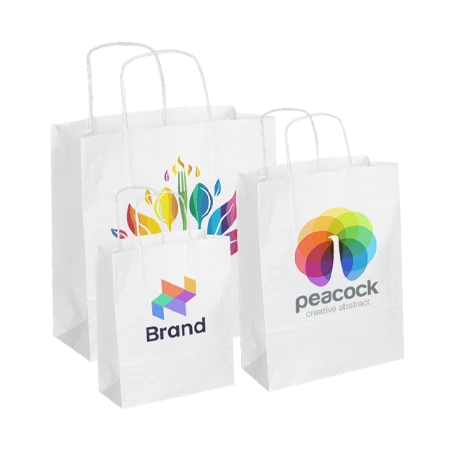 torba reklamowa papierowa biała