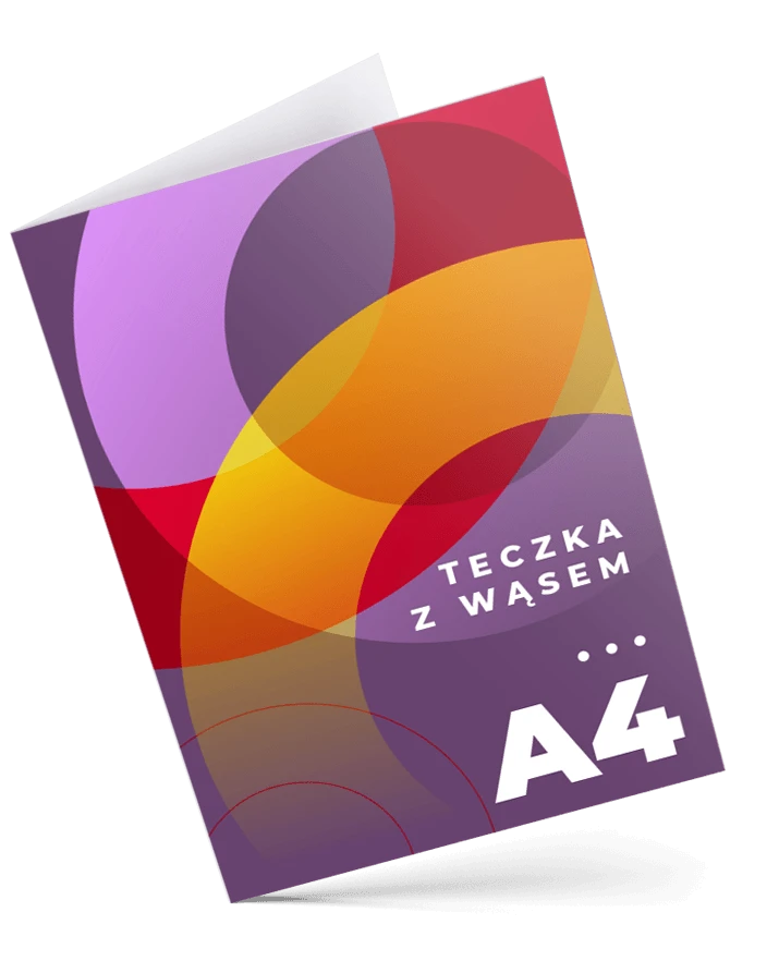 teczki skoroszytowe z wąsem do wpisania koszulek z dokumentami