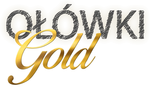 napis: Ołówki Gold napis: Ołówki Gold
