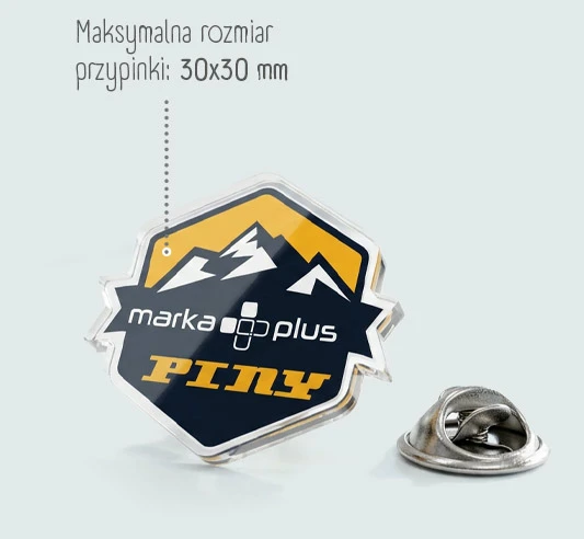 przypinki z nadrukowanym logo przypinki z nadrukowanym logo
