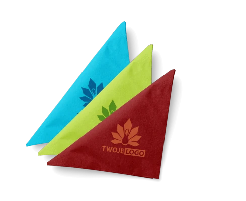 Serwetki papierowe z nadrukowanym logo