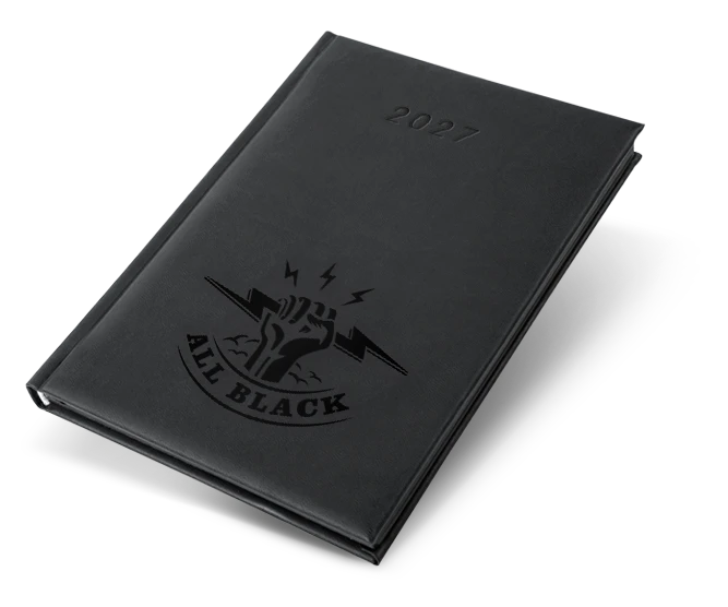 kalendarz książkowy All Black kalendarz książkowy All Black