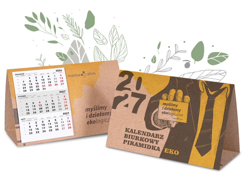 kalendarze biurkowe Eko z nadrukiem kalendarze biurkowe Eko z nadrukiem