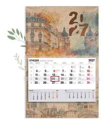 Kalendarze jednodzielne EKO