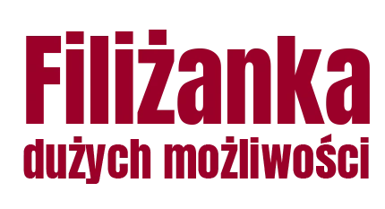 napis: Filiżanka dużych możliwości