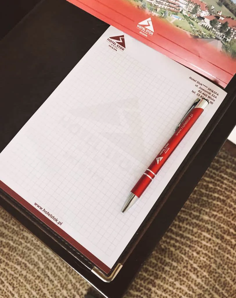 notesy dla Hotelu Stok