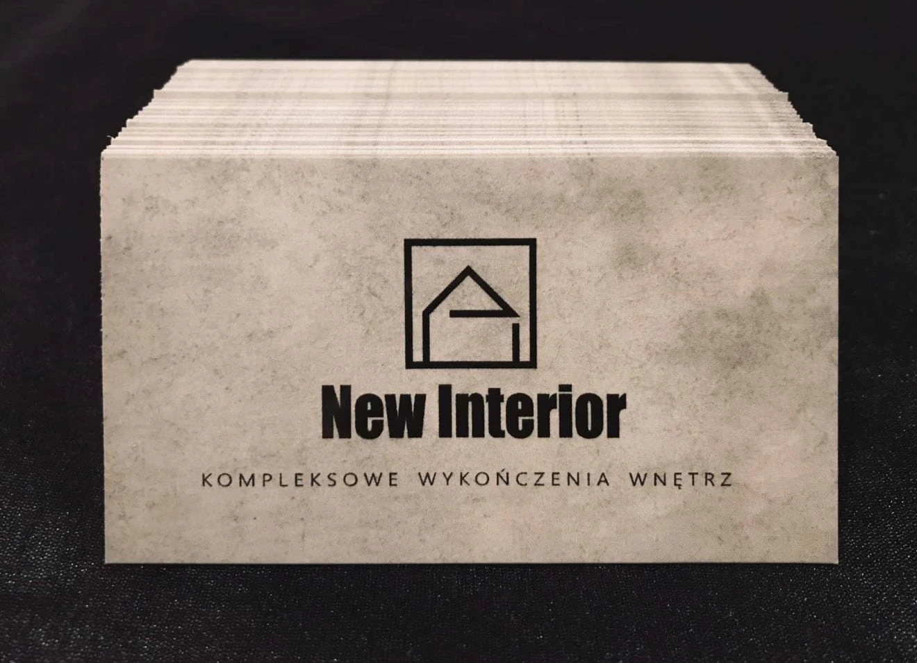 wizytówki z logo New Interior