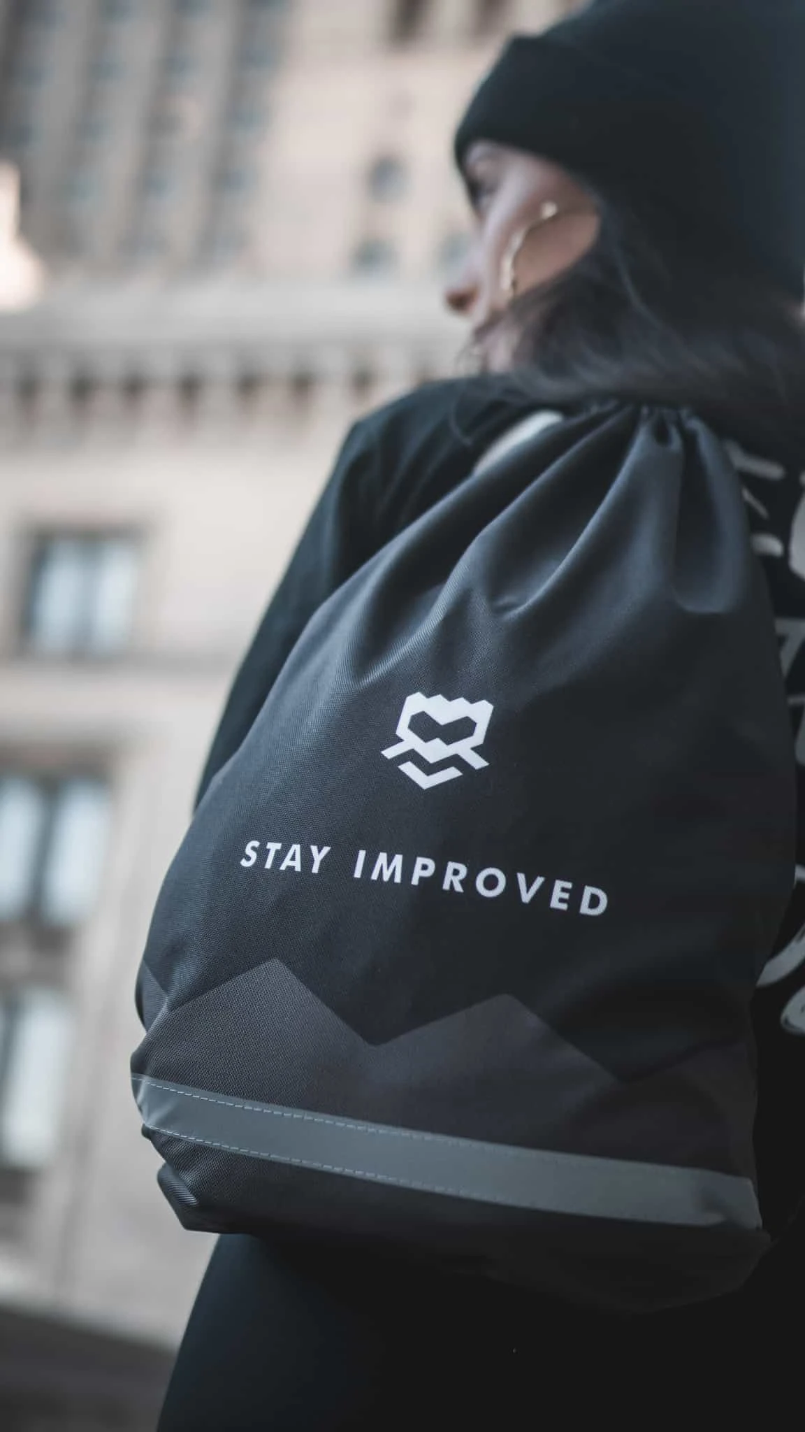 Worki sportowe z nadrukiem Stay Iproved