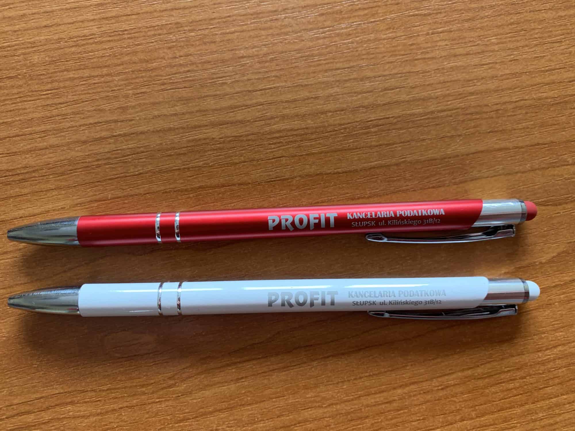 długopisy z logo profit