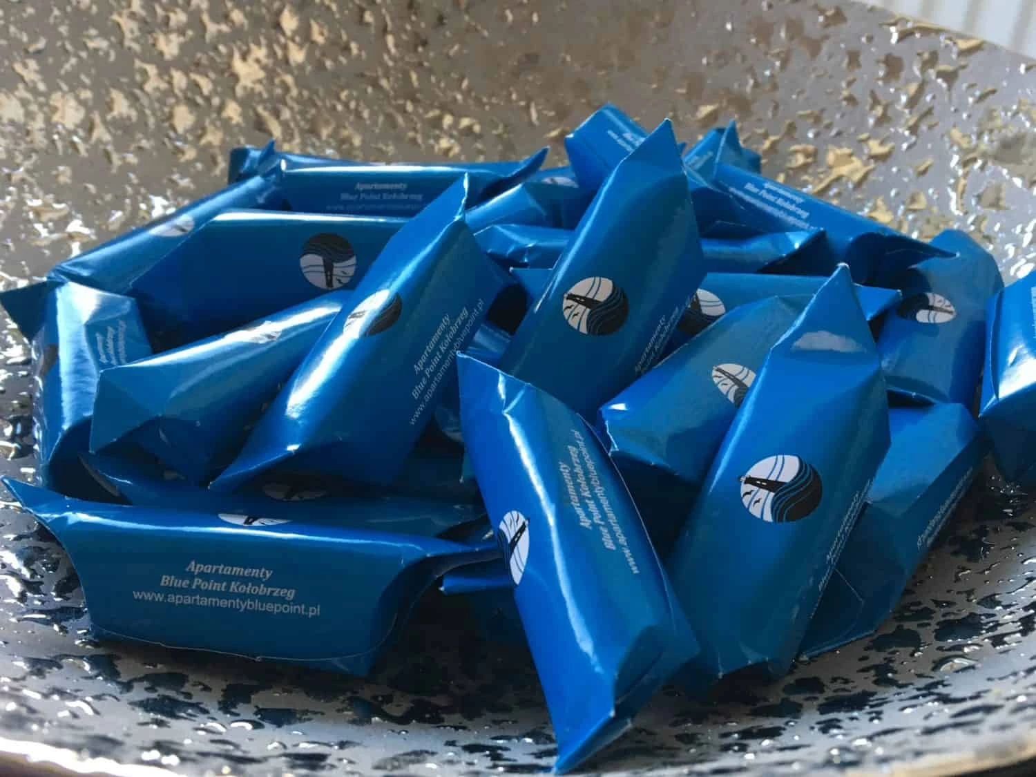 krówki reklamowe z nadrukiem dla Apartamenty Blue Point Kołobrzeg