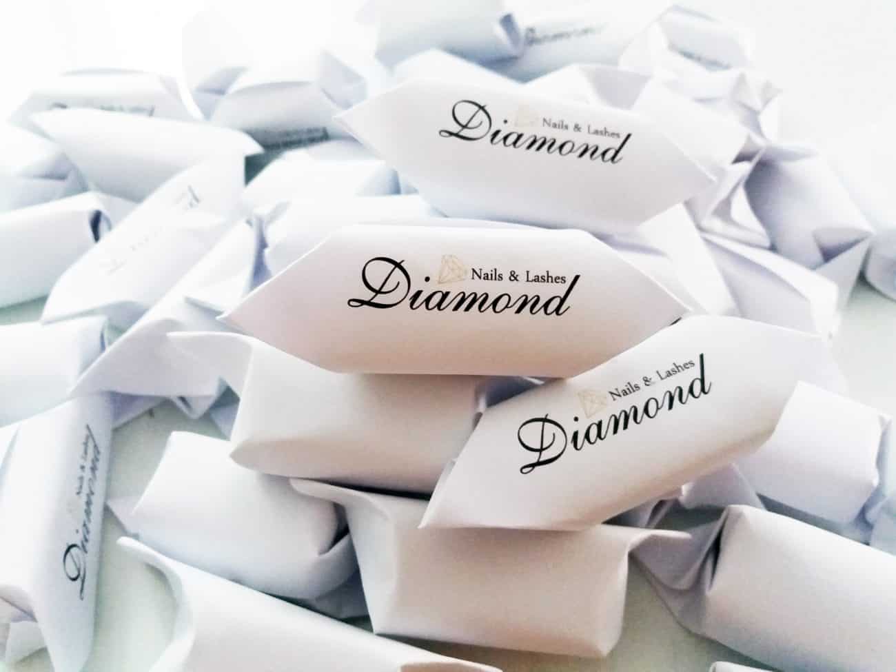 zdjęcie krówek reklamowych z logo Diamond