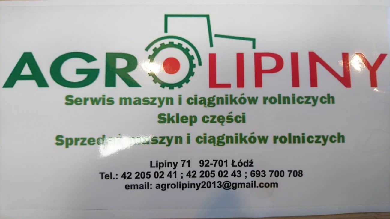 naklejka z logo Agrolipiny