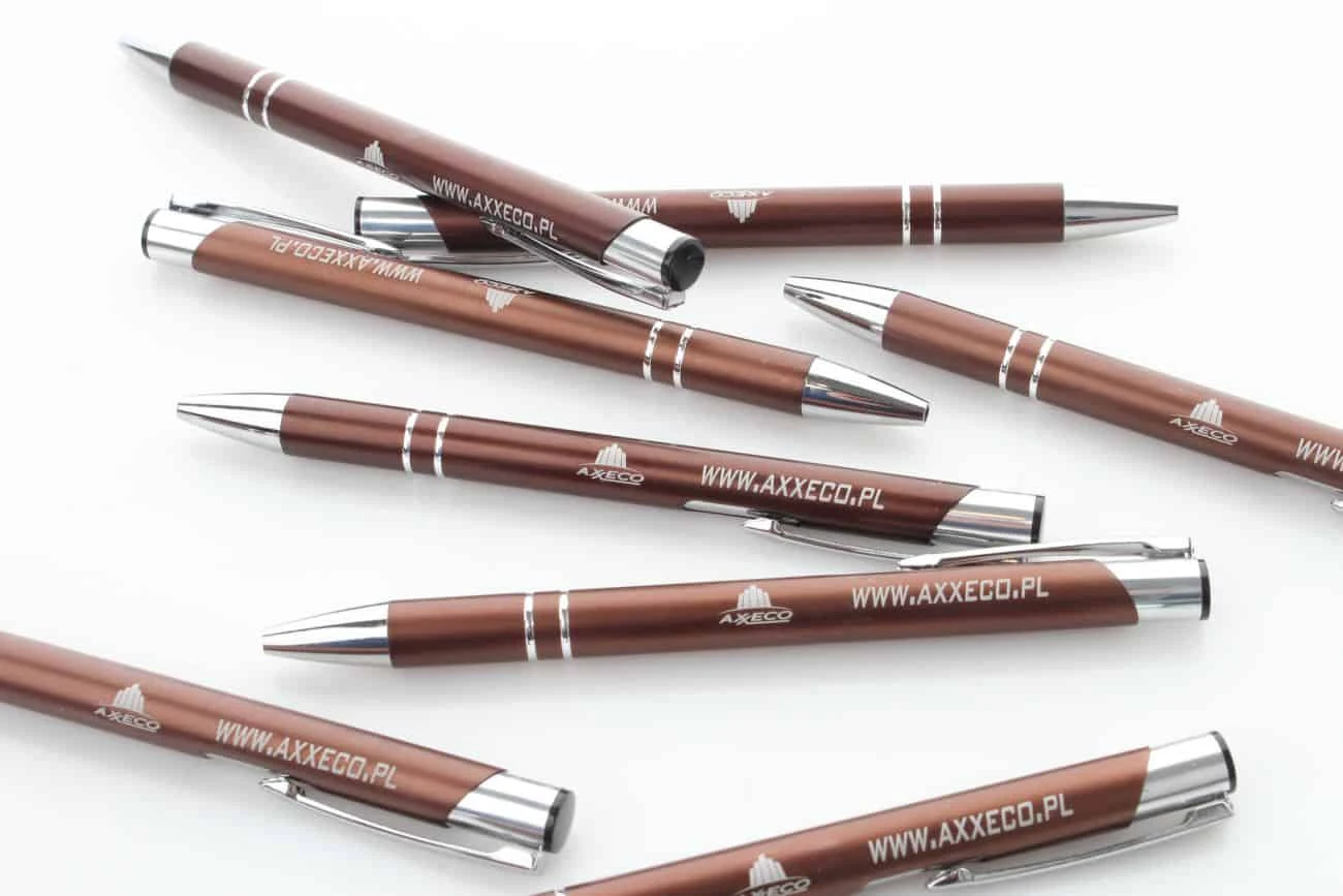 Dlugopisy_reklamowe-17_2 długopisy z nadrukiem dla firmy Axxeco