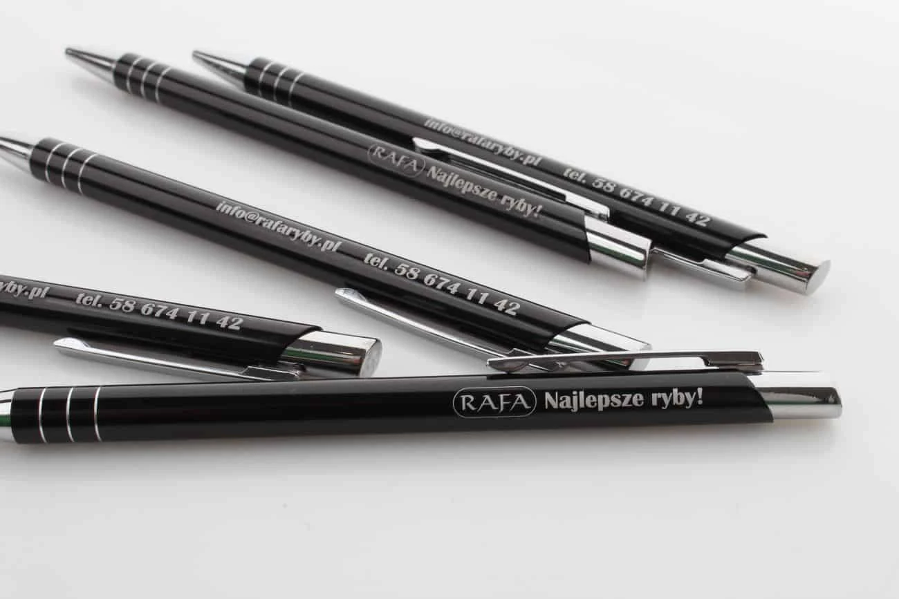 długopisy z grawerem dwustronnym Rafa