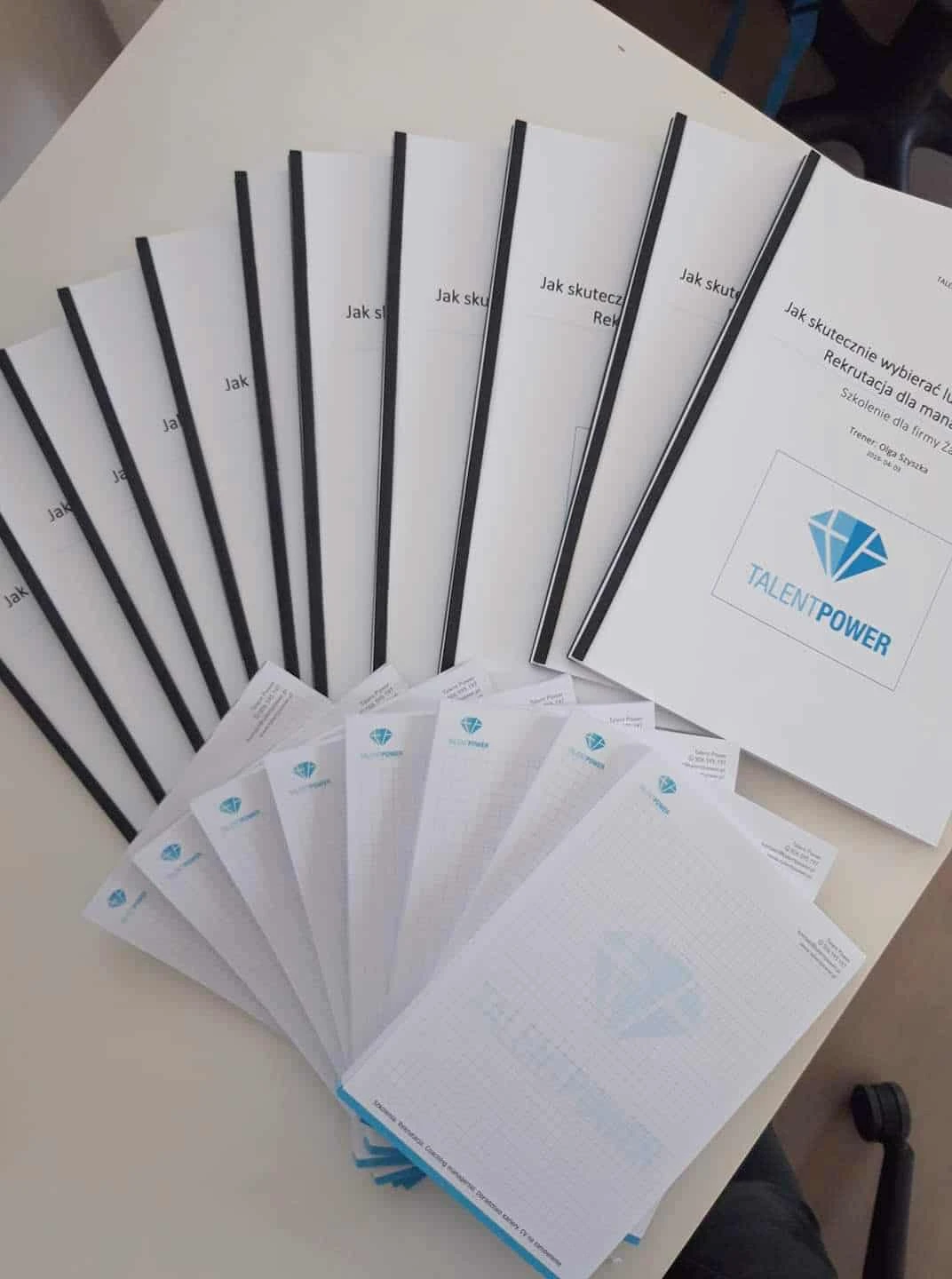 notesy reklamowe z logo talentPower